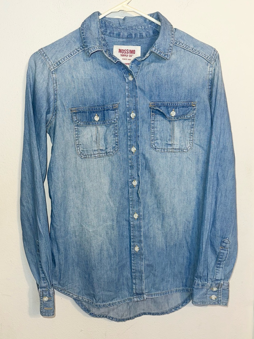 Mossimo Supply Co. Light Blue Denim Shirt